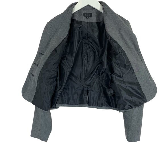 Rayon Blend 2 piece set  womens cropped blazer sz 9 & pencil skirt sz 7 col grey - Picture 8 of 16